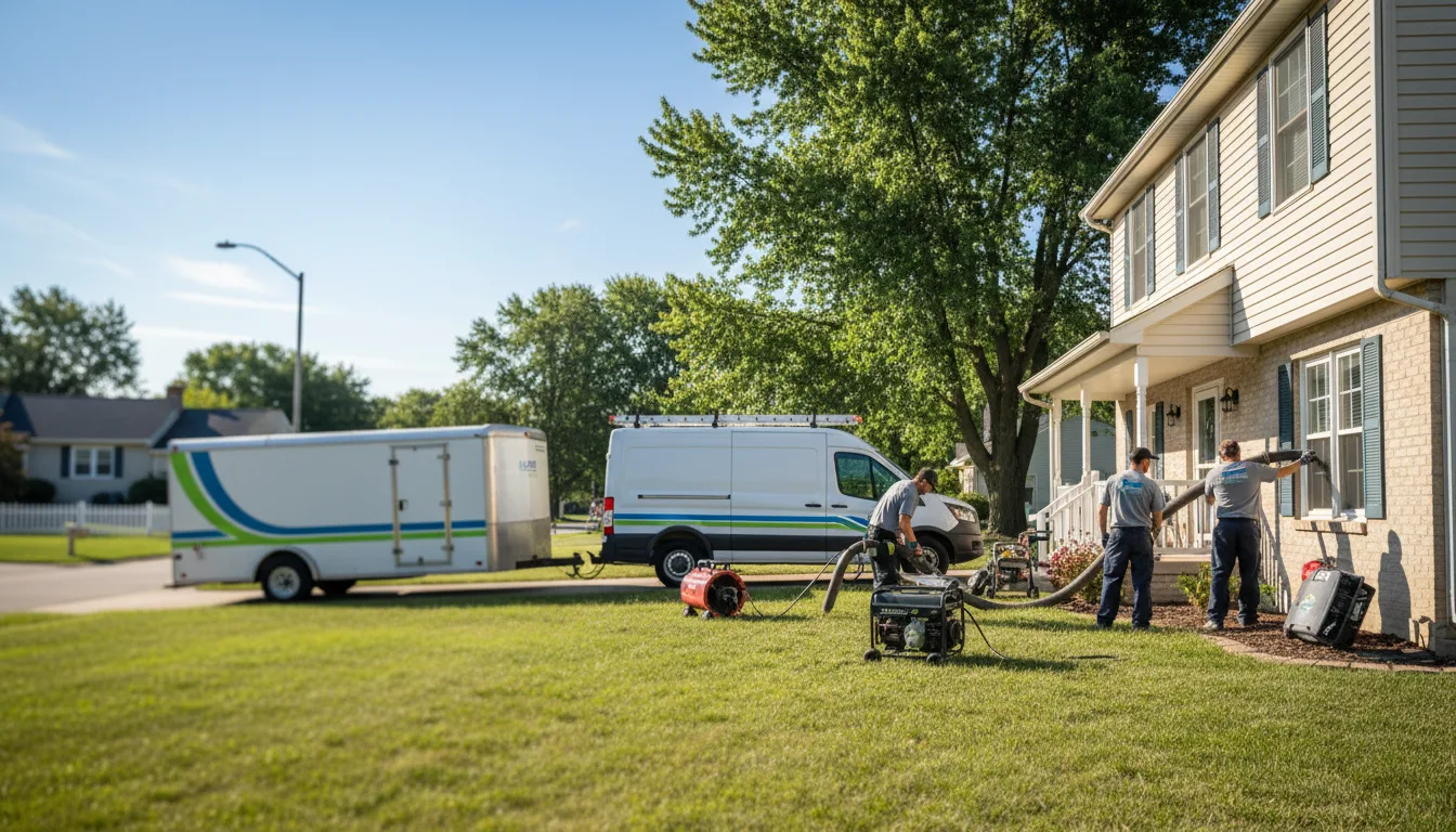 Flooded Basement Restoration And Cleanup With Repair in Franklin, NE near me